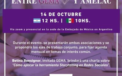 Octubre , Encuentro Internacional entre GEMA y AMELAC